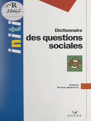 cover image of Dictionnaire des questions sociales